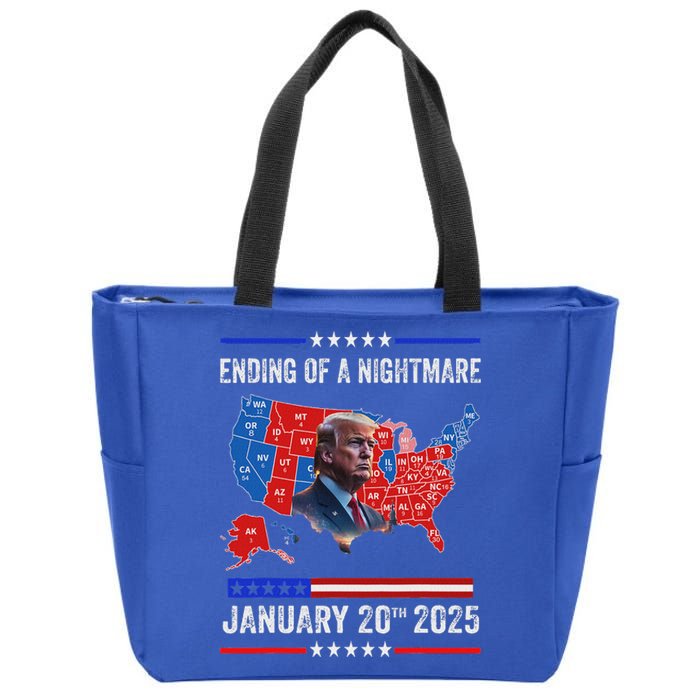 Ending Of A Nightmare January 20th 2025 Zip Tote Bag