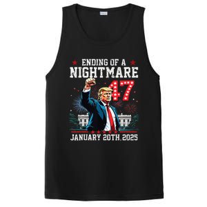 Ending Of A Nightmare January 20th 2025 Flag Usa Trump 45 47 PosiCharge Competitor Tank