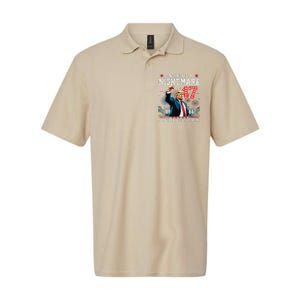 Ending Of A Nightmare January 20th 2025 Flag Usa Trump 45 47 Softstyle Adult Sport Polo