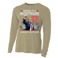 Ending Of A Nightmare January 20th 2025 Flag Usa Trump 45 47 Cooling Performance Long Sleeve Crew