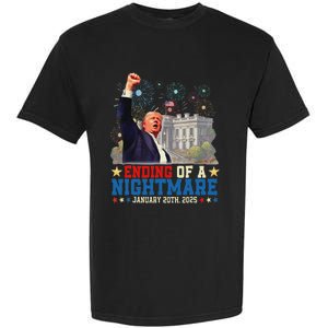 Ending Of A Nightmare January 20th Trump Inauguration Day Garment-Dyed Heavyweight T-Shirt