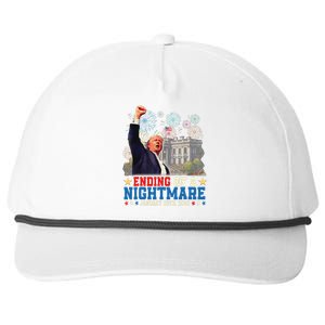 Ending Of A Nightmare January 20th Trump Inauguration Day Snapback Five-Panel Rope Hat