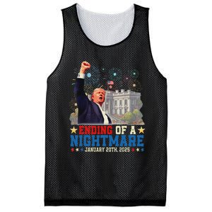 Ending Of A Nightmare January 20th Trump Inauguration Day Mesh Reversible Basketball Jersey Tank