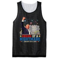 Ending Of A Nightmare January 20th Trump Inauguration Day Mesh Reversible Basketball Jersey Tank