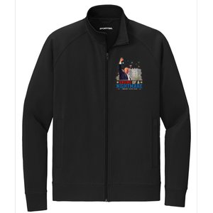 Ending Of A Nightmare January 20th Trump Inauguration Day Stretch Full-Zip Cadet Jacket