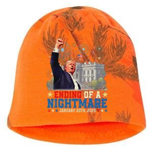 Ending Of A Nightmare January 20th Trump Inauguration Day Kati - Camo Knit Beanie