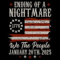 Ending Of A Nightmare Trump 2025 Inauguration We The People City Backpack