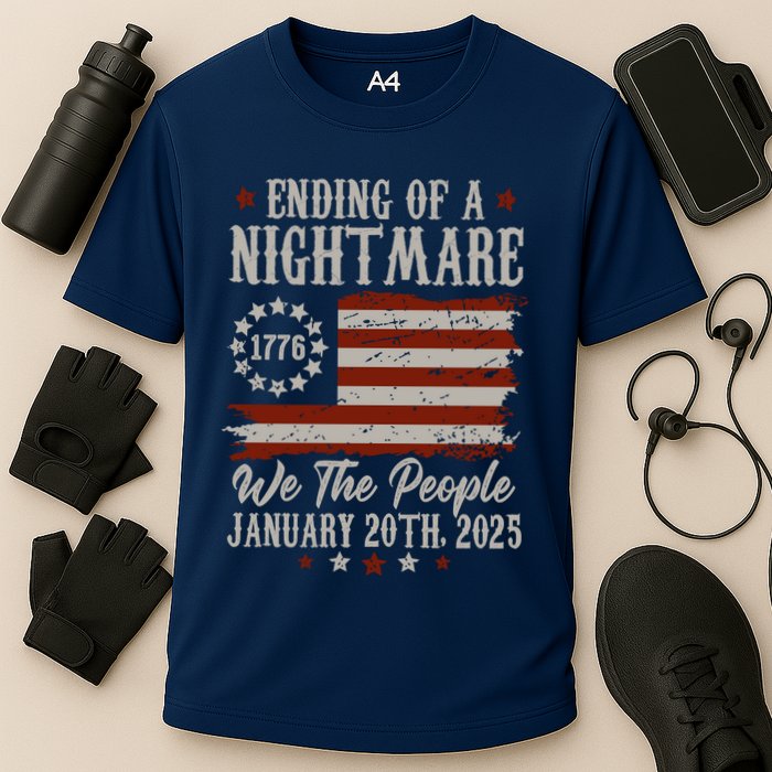 Ending Of A Nightmare Trump 2025 Inauguration We The People Cooling Performance Crew T-Shirt