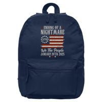 Ending Of A Nightmare Trump 2025 Inauguration We The People 16 in Basic Backpack