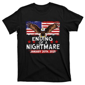 Ending Of A Nightmare January 20th 2025 America Flag T-Shirt