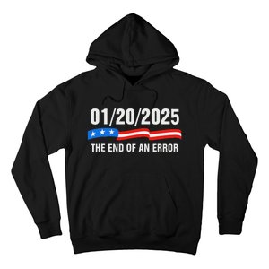 Ending Of A Nightmare January 20th 2025 Flag Usa Trump 45 47 Hoodie