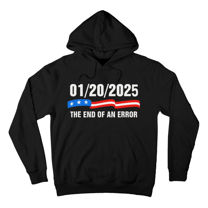 Ending Of A Nightmare January 20th 2025 Flag Usa Trump 45 47 Hoodie