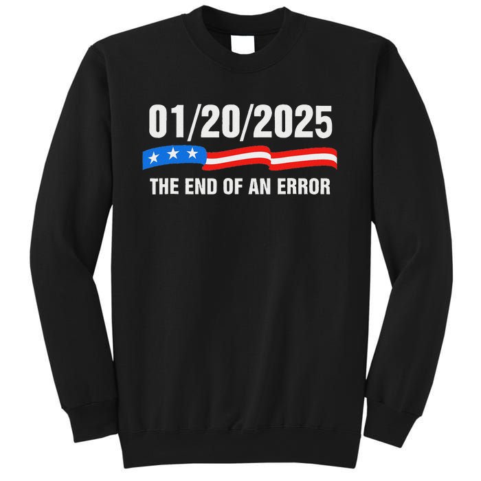 Ending Of A Nightmare January 20th 2025 Flag Usa Trump 45 47 Sweatshirt