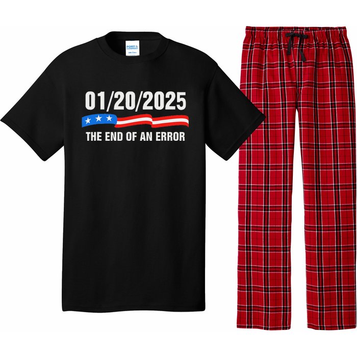 Ending Of A Nightmare January 20th 2025 Flag Usa Trump 45 47 Pajama Set