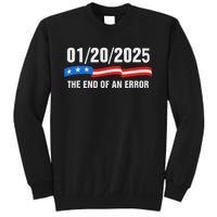 Ending Of A Nightmare January 20th 2025 Flag Usa Trump 45 47 Tall Sweatshirt