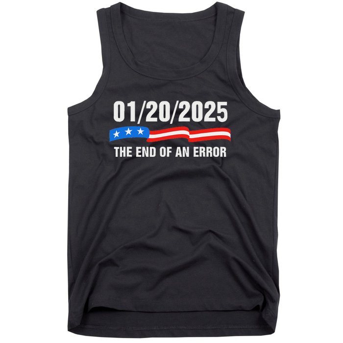 Ending Of A Nightmare January 20th 2025 Flag Usa Trump 45 47 Tank Top