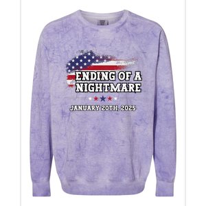 Ending Of A Nightmare January 20th 2025 Colorblast Crewneck Sweatshirt