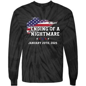 Ending Of A Nightmare January 20th 2025 Tie-Dye Long Sleeve Shirt