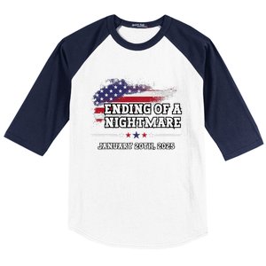 Ending Of A Nightmare January 20th 2025 Baseball Sleeve Shirt