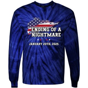 Ending Of A Nightmare January 20th 2025 Tie-Dye Long Sleeve Shirt