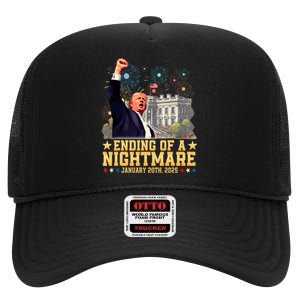 Ending Of A Nightmare January 20th 2025 High Crown Mesh Back Trucker Hat