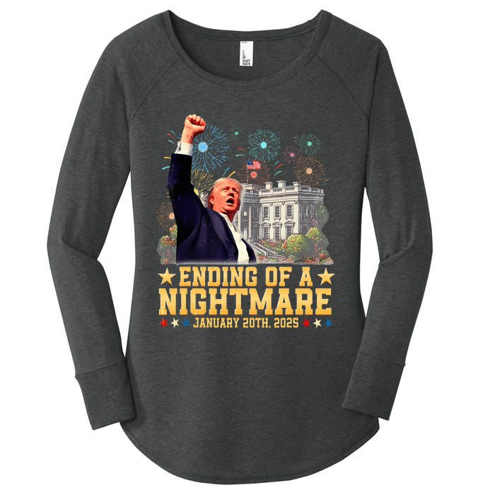 Ending Of A Nightmare January 20th 2025 Women's Perfect Tri Tunic Long Sleeve Shirt