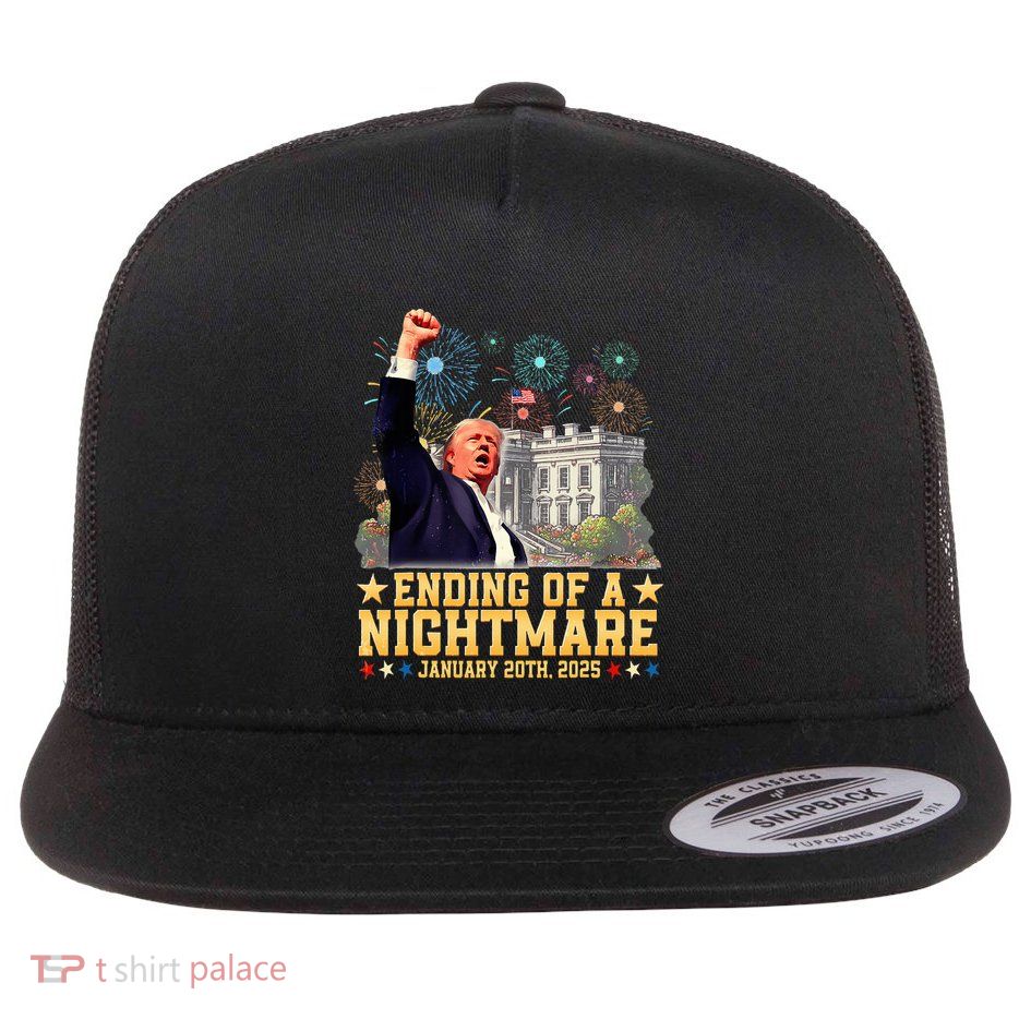 Ending Of A Nightmare January 20th 2025 Flat Bill Trucker Hat