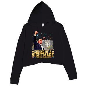 Ending Of A Nightmare January 20th 2025 Crop Fleece Hoodie