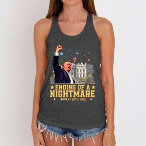 Ending Of A Nightmare January 20th 2025 Women's Knotted Racerback Tank