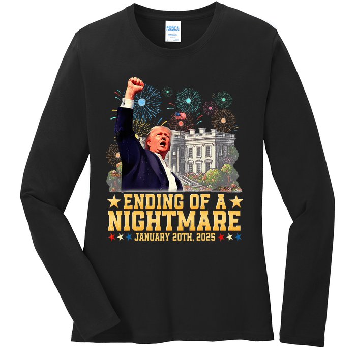 Ending Of A Nightmare January 20th 2025 Ladies Long Sleeve Shirt