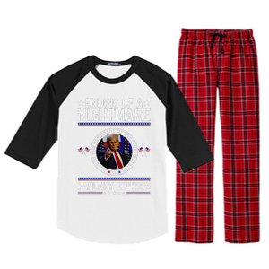 Ending Of A Nightmare January 20th 2025 Fun Trump Patriotic Raglan Sleeve Pajama Set