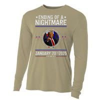 Ending Of A Nightmare January 20th 2025 Fun Trump Patriotic Cooling Performance Long Sleeve Crew