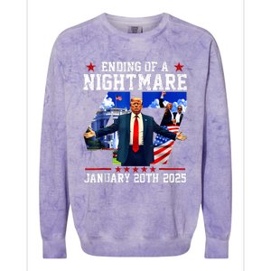 Ending Of A Nightmare January 20th 2025 Colorblast Crewneck Sweatshirt