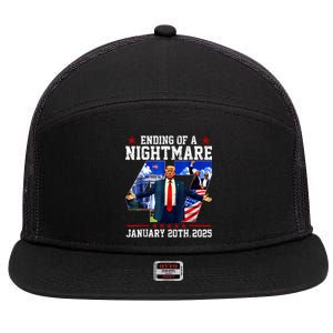 Ending Of A Nightmare January 20th 2025 7 Panel Mesh Trucker Snapback Hat