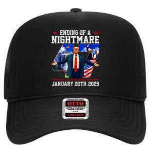 Ending Of A Nightmare January 20th 2025 High Crown Mesh Back Trucker Hat