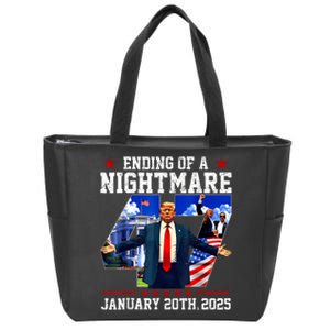 Ending Of A Nightmare January 20th 2025 Zip Tote Bag