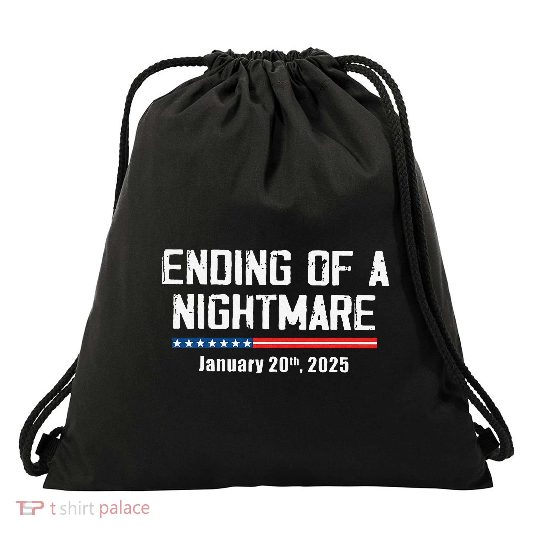 Ending Of A Nightmare January 20th 2025 Drawstring Bag