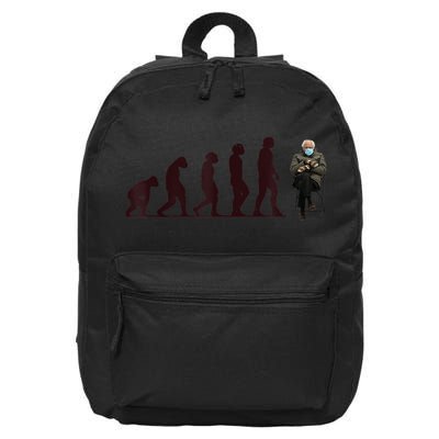 Evolution Of Bernie Sanders Mittens Meme 16 in Basic Backpack