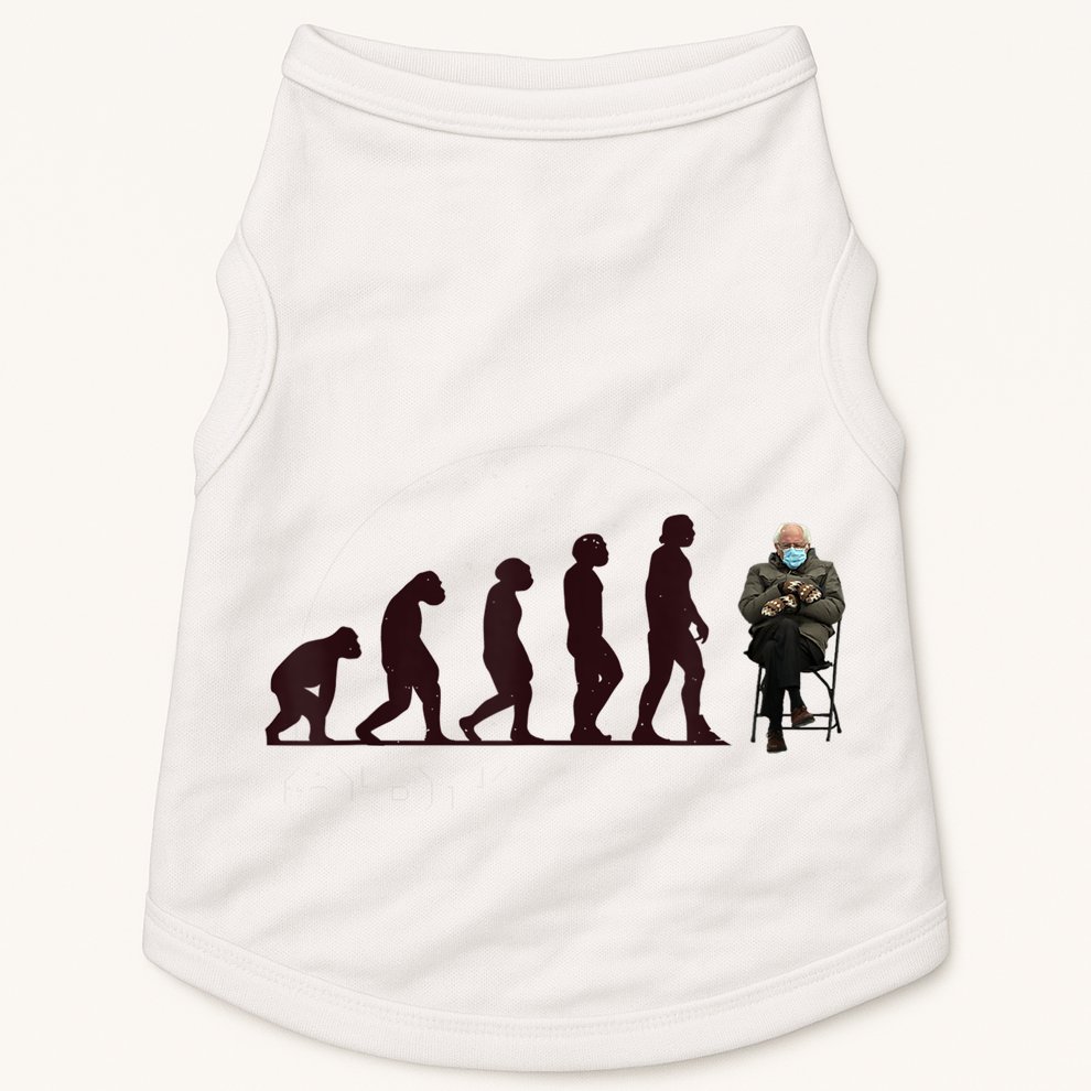 Evolution Of Bernie Sanders Mittens Meme Doggie Tank