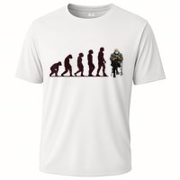 Evolution Of Bernie Sanders Mittens Meme Cooling Performance Crew T-Shirt