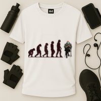 Evolution Of Bernie Sanders Mittens Meme Cooling Performance Crew T-Shirt