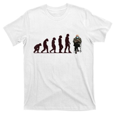 Evolution Of Bernie Sanders Mittens Meme T-Shirt