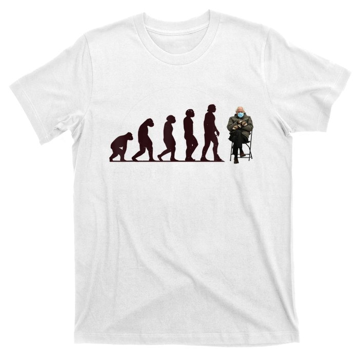 Evolution Of Bernie Sanders Mittens Meme T-Shirt