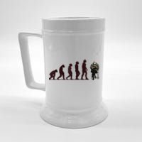 Evolution Of Bernie Sanders Mittens Meme Beer Stein