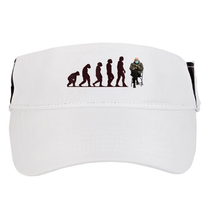 Evolution Of Bernie Sanders Mittens Meme Adult Drive Performance Visor