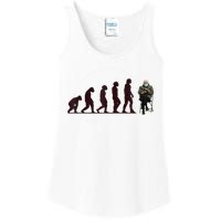 Evolution Of Bernie Sanders Mittens Meme Ladies Essential Tank