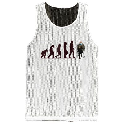 Evolution Of Bernie Sanders Mittens Meme Mesh Reversible Basketball Jersey Tank