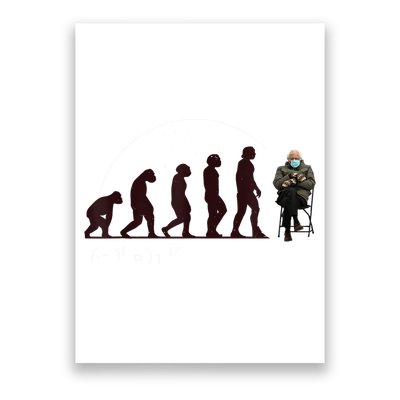 Evolution Of Bernie Sanders Mittens Meme Poster