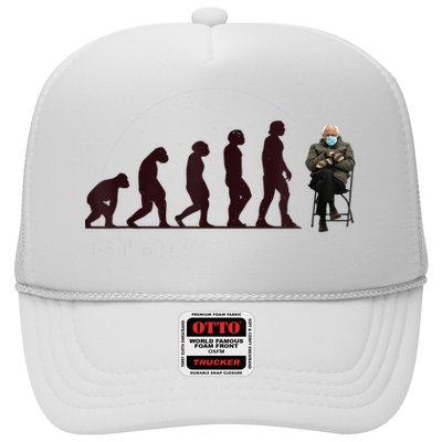 Evolution Of Bernie Sanders Mittens Meme Trucker Hat