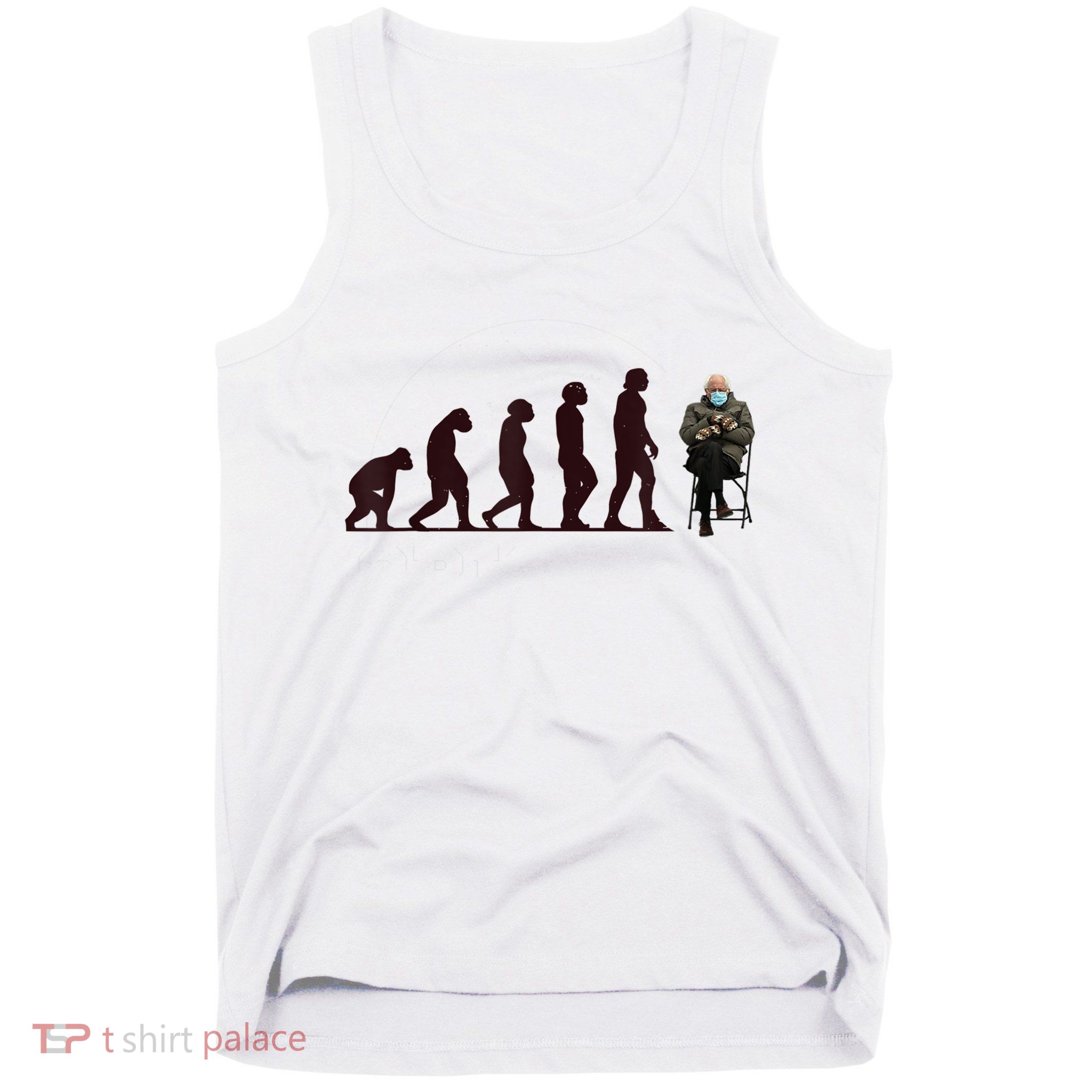 Evolution Of Bernie Sanders Mittens Meme Tank Top